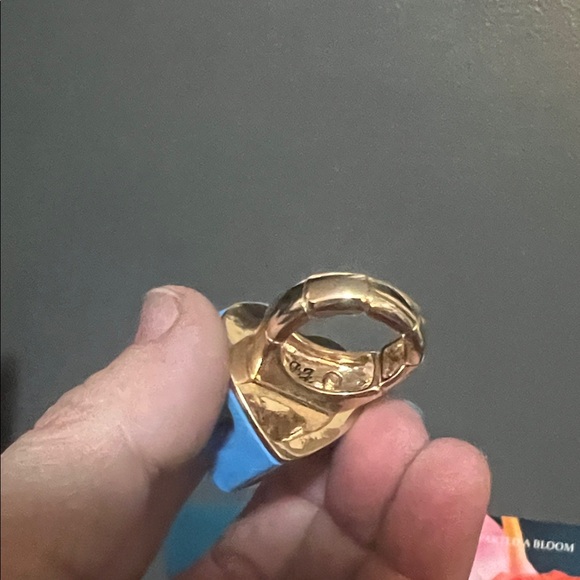 Blue Heart Pencil Sharpener stretch ring - Picture 3 of 3